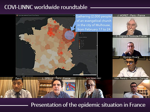 COVI-LINNC worldwide roundtable: Presentation of the epidemic situation in France