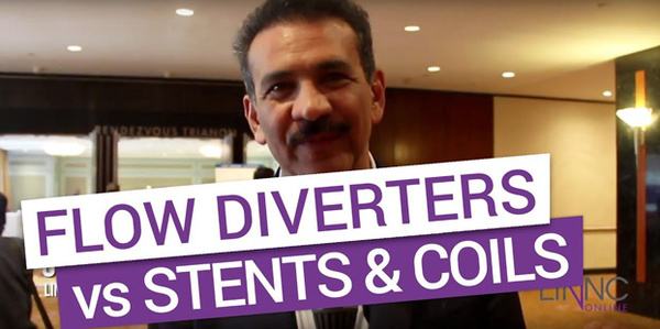Flow Diverters versus Stents and coils for side wall aneurysms – Orlando M. Diaz
