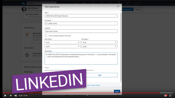 LINNC Presenters: optimise your profile on LinkedIn!