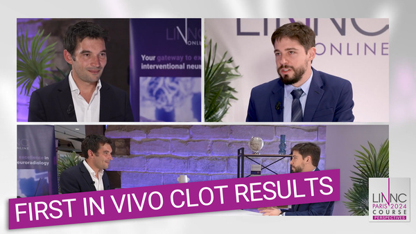 Perspectives - In vivo determination of clot constitution: final results of the first in man series
