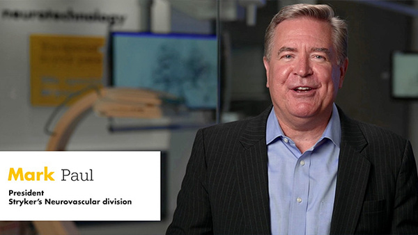 Mark Paul, President of Stryker’s Neurovascular Division