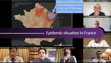 COVI-LINNC worldwide roundtable: Presentation of the epidemic situation in France