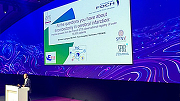 presentation of the French ETIS observational registry of over 15,000 patients with Dr Bertrand Lapergue