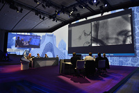 The first live transmission was from Tehran