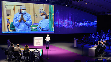 Prof. Udaye Limaye performed is first live case treating a recanalized giant MCA bifurcation aneurysm