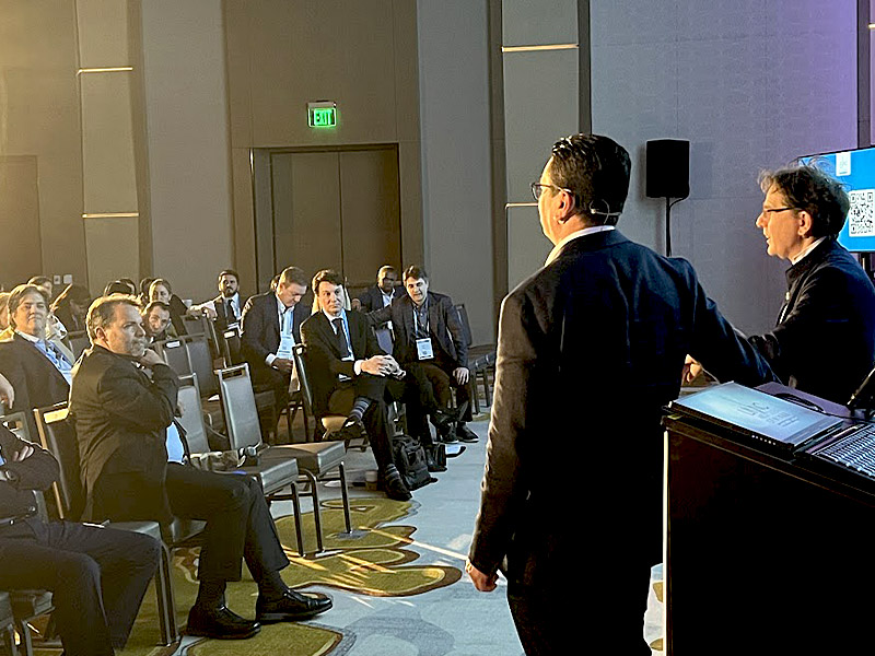 Prof. Laurent Spelle presented two MCA bifurcation aneurysms